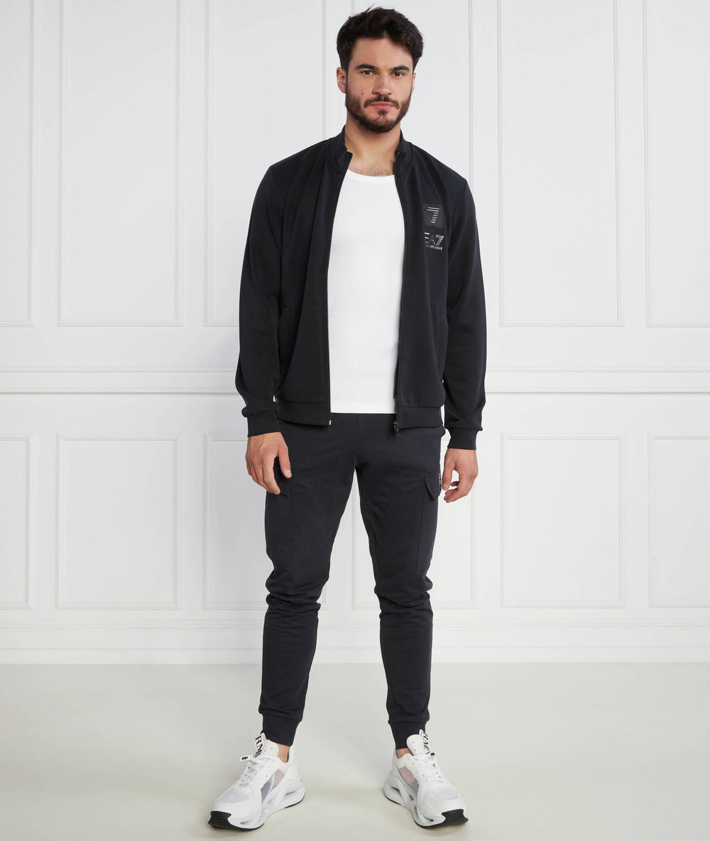 Худи EA7 - черный(6RPM27 PJGEZ)