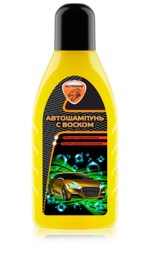 Шампунь 0,5 л. с воском (ЭЛТРАНС)