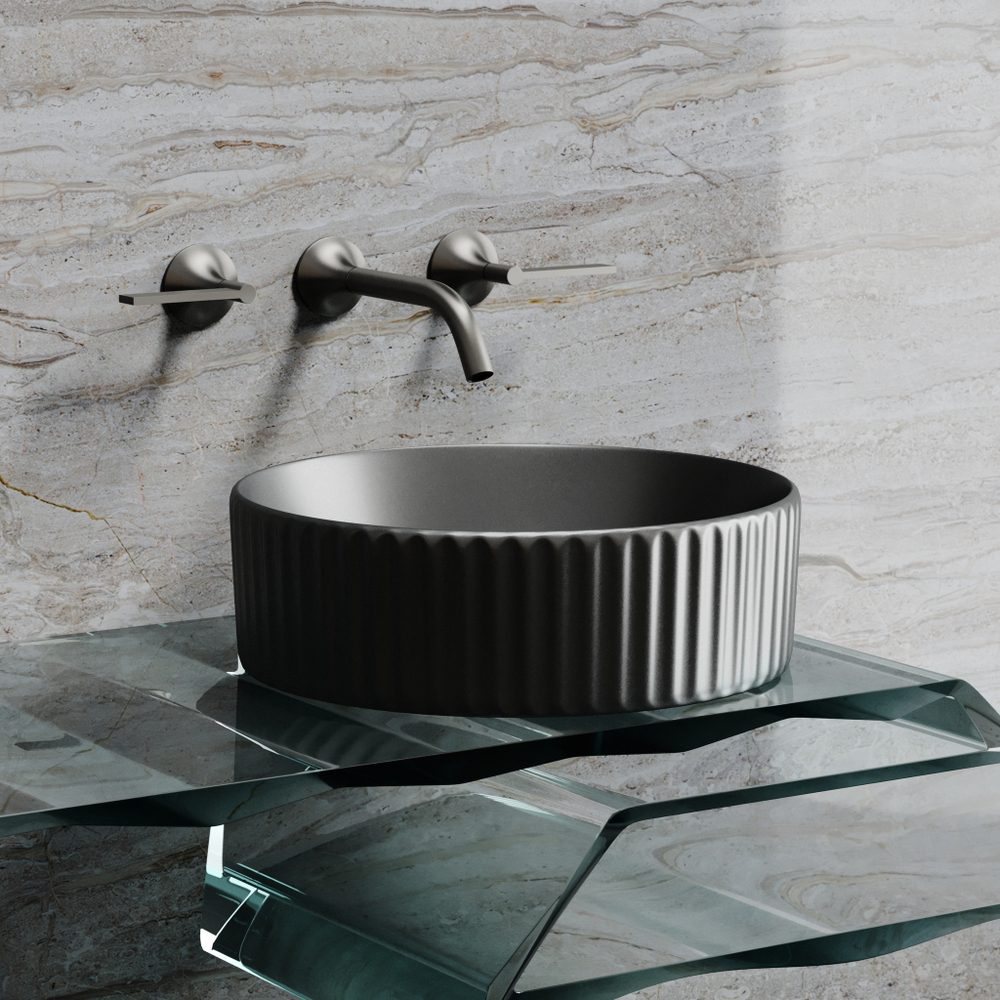 Рукомойник Ceramica Nova Element 36, см CN6057MDH темный антрацит матовый