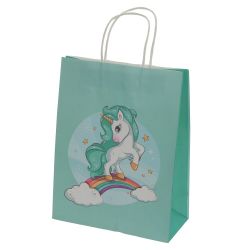 GAEM Пакет подарочный M (бумага 120г/м2, блок 12шт), L21,5 W10 H28 см, 3в.