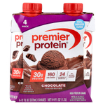 Premier Protein, высокопротеиновый коктейль, шоколадный вкус, 4 шт. по 325 мл (11 жидк. унций)