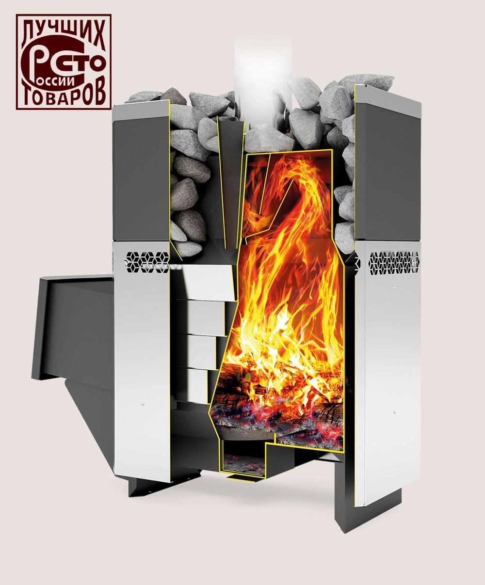 Печь для бани Русь-18 ЛНЗП Профи