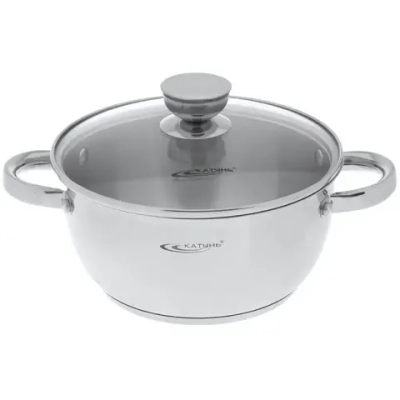 Кастрюля из нержавеющей стали 3л «Антея» Катунь