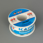 Припой KAINA 63/37 с флюсом CF-10, 100гр, 0.8мм
