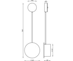 Kink Light 2208-1B,19 Настенный светильник Фирс черный Led 5W
