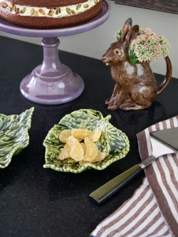 Блюдо-лист Bordallo Pinheiro Gurdun зеленое (19 см)