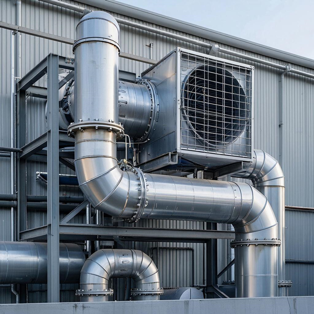 Монтаж систем вентиляции и аспирации