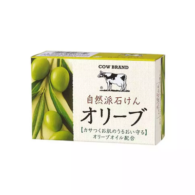 Мыло туалетное увлажняющее с оливковым маслом 100 г Cow Brand Natural Soap Olive