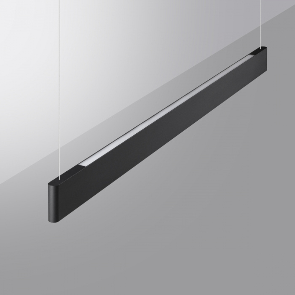 Подвесной светодиодный светильник Novotech 359548 LEDO NT25 000 черный диммир. со сменой цв.темпер. (пульт ДУ/прилож. Smart Life) IP20 LED 12/24W 220-240V 3000-5700К ITER