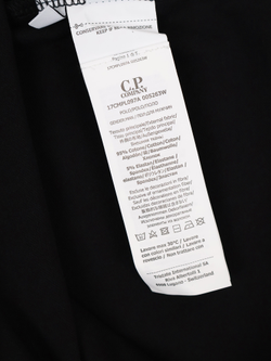 Поло C.P. Company Stretch Piquet Line Black