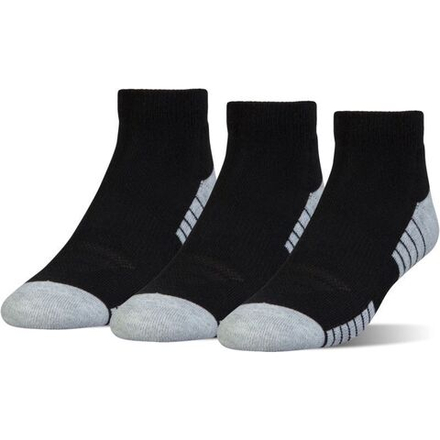 Теннисные носки Under Armour UA HeatGear Low Cut Jr - 3 par/black