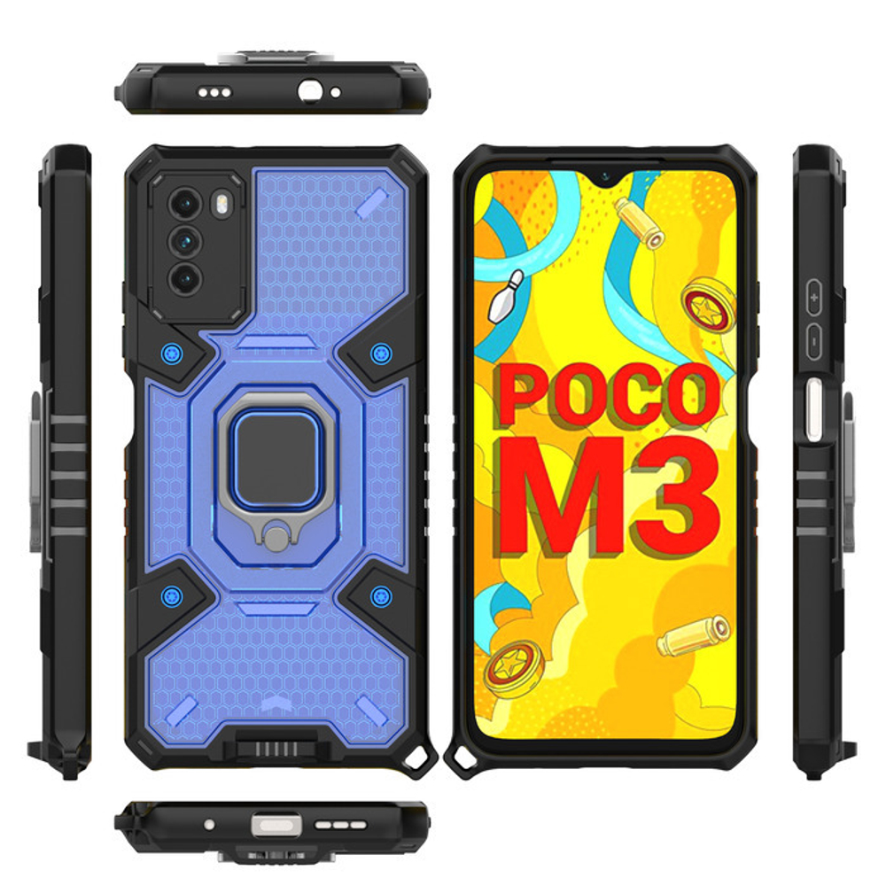 Противоударный чехол с Innovation Case с защитой камеры для Xiaomi Poco M3
