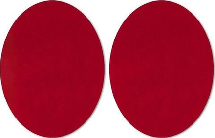 Аппликация №343 термо 11*14см. "Заплатки PU" красный