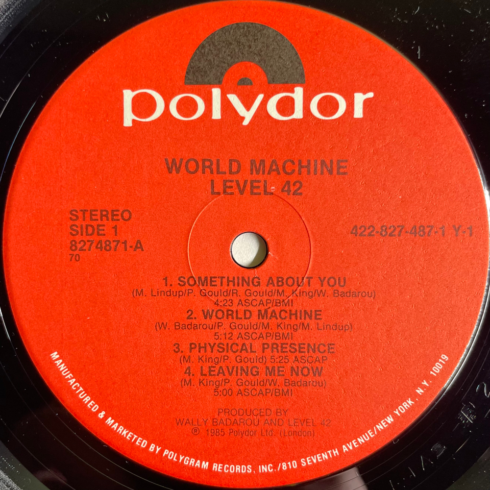 Level 42 ‎– World Machine (США 1986г.)