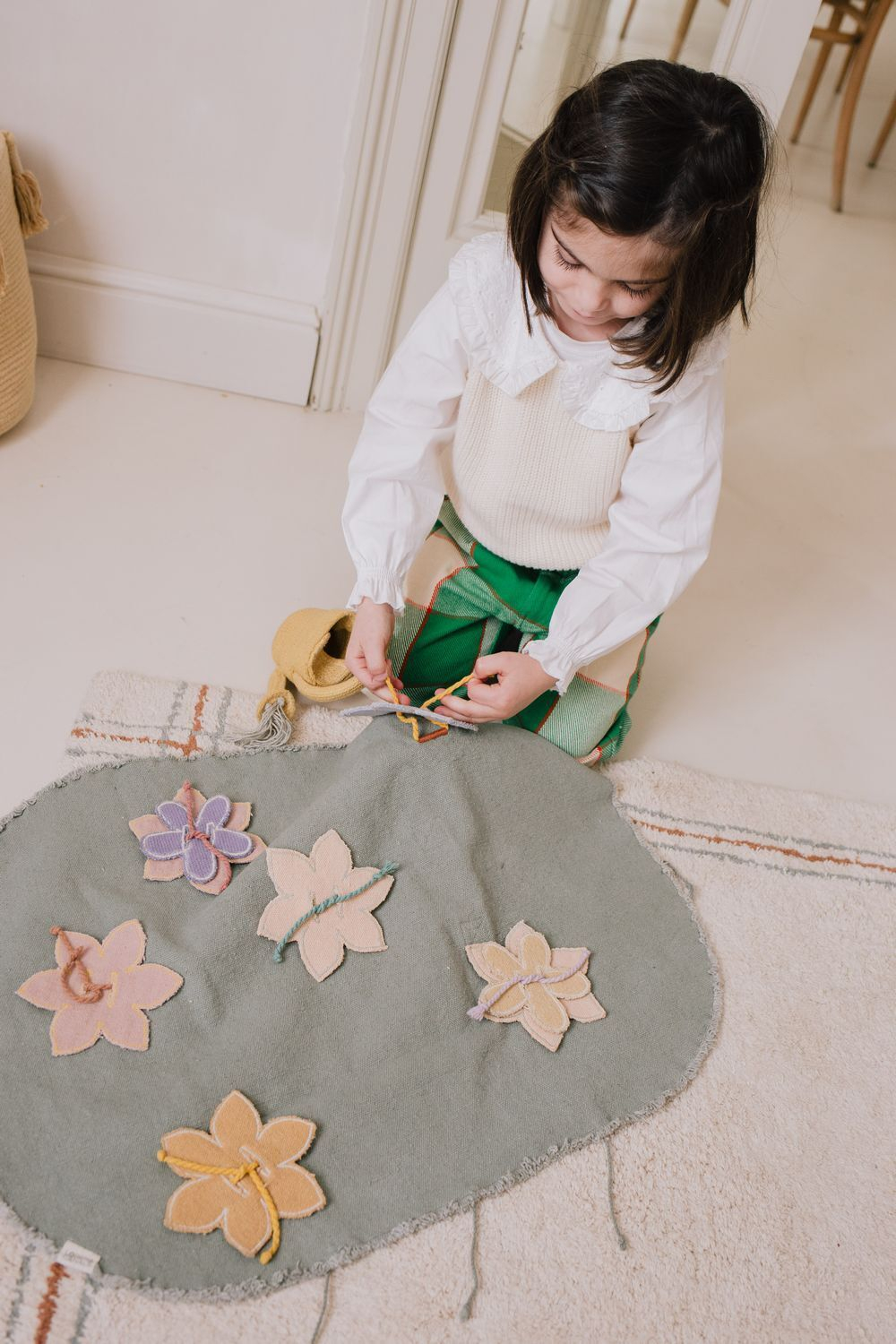 Lorena Canals Flower Garden Green Toy Set