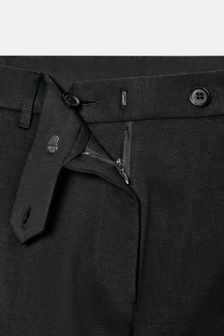 ZARA БРЮКИ ИЗ ИНТЕРЛОКА, ЧЕРНЫЙ