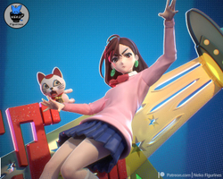 Момо Аясэ Дандадан Momo Ayase Dandadan Фигурка