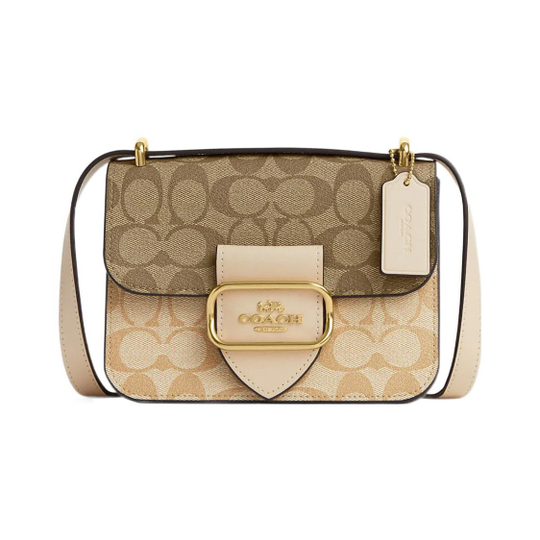 Сумка Morgan 18 Square Crossbody In Blocked Signature Canvas