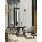 Стол обеденный leif, D90 см, темно-серый