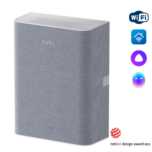 Очиститель воздуха приточный Ballu серии ONEAIR ASP-100 серый