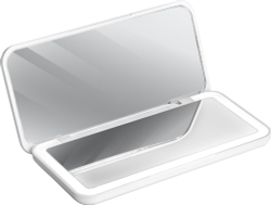 Concept KZ2010 - Косметическое зеркало с LED-подсветкой White, 1 szt.