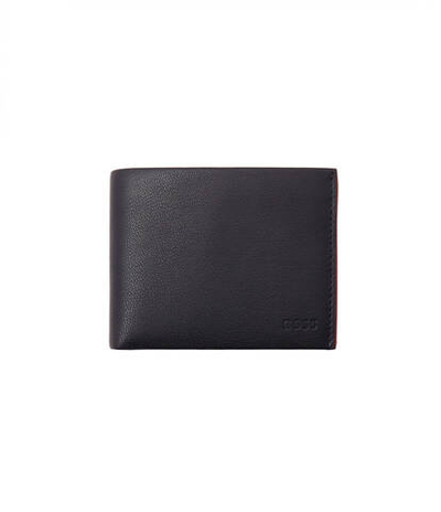 Кожаный кошелек ARGON 6CC BOSS BLACK - черный(50504222)