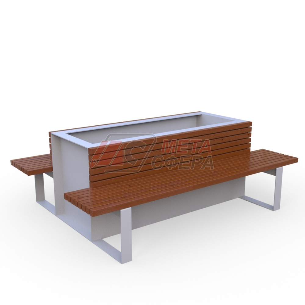 Скамейки с вазоном Оазис