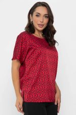 Блуза Морган (красная/цепи) Б14087-16М LT Collection