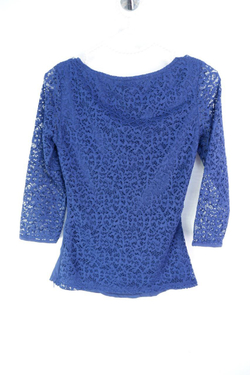 Блузка MARIMAY романтичная, с ажурными вставками 42 размер