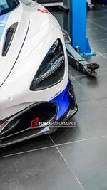 Карбоновая губа переднего бампера для McLaren 720S 2017-2023 МакЛарен тюнинг