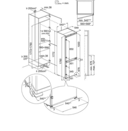 Встраиваемый холодильник Electrolux E8MNCD18S