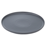 Набор из двух тарелок темно-серого цвета из коллекции essential, 25 см
