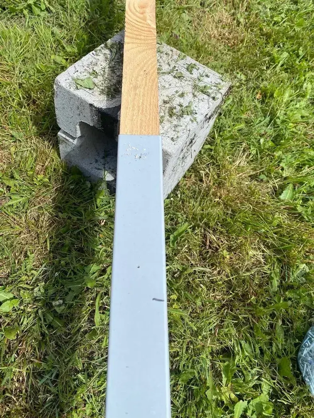 Крепеж для стоек в землю / Забивное основание для столба 50*40*400