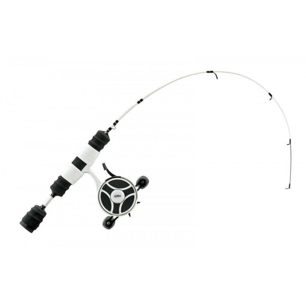 Комбо набор 13 Fishing V3 FreeFall Ghost 27" Medium Light, под левую руку (Flat Tip and Evolve Reel Wraps)