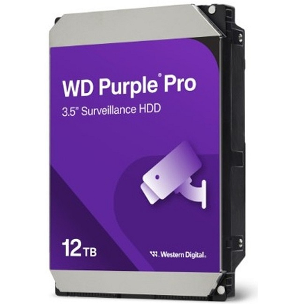 Жесткий диск HDD 12Tb Western Digital SATA-III, 256Mb, 7200rpm, Purple Pro (WD122PURP)