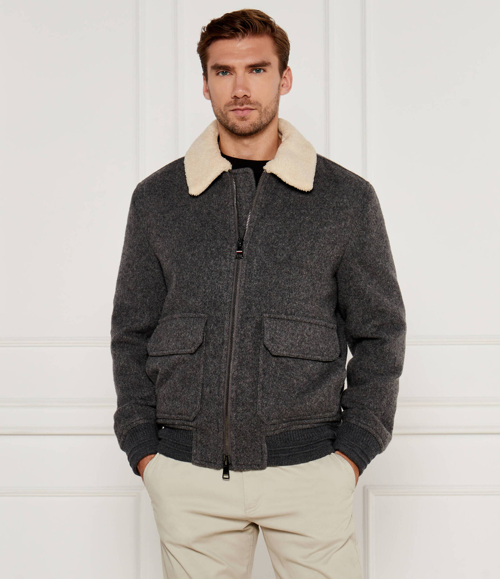 Хлопковая куртка Tommy Hilfiger - серый(MW0MW36610)