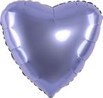 Шар (19''/48 см) Сердце, Деним, Бохо, 1 шт.