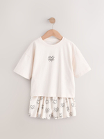 Пижама для девочки Next AC2-729, 2 шт., Черный, Кремовый