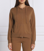 хлопчатобумажные Худи oceano Max Mara Leisure - коричневый(334601266)