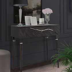 Консоль Арт Колор leaves Классик Сильвер Терпкий коричневый