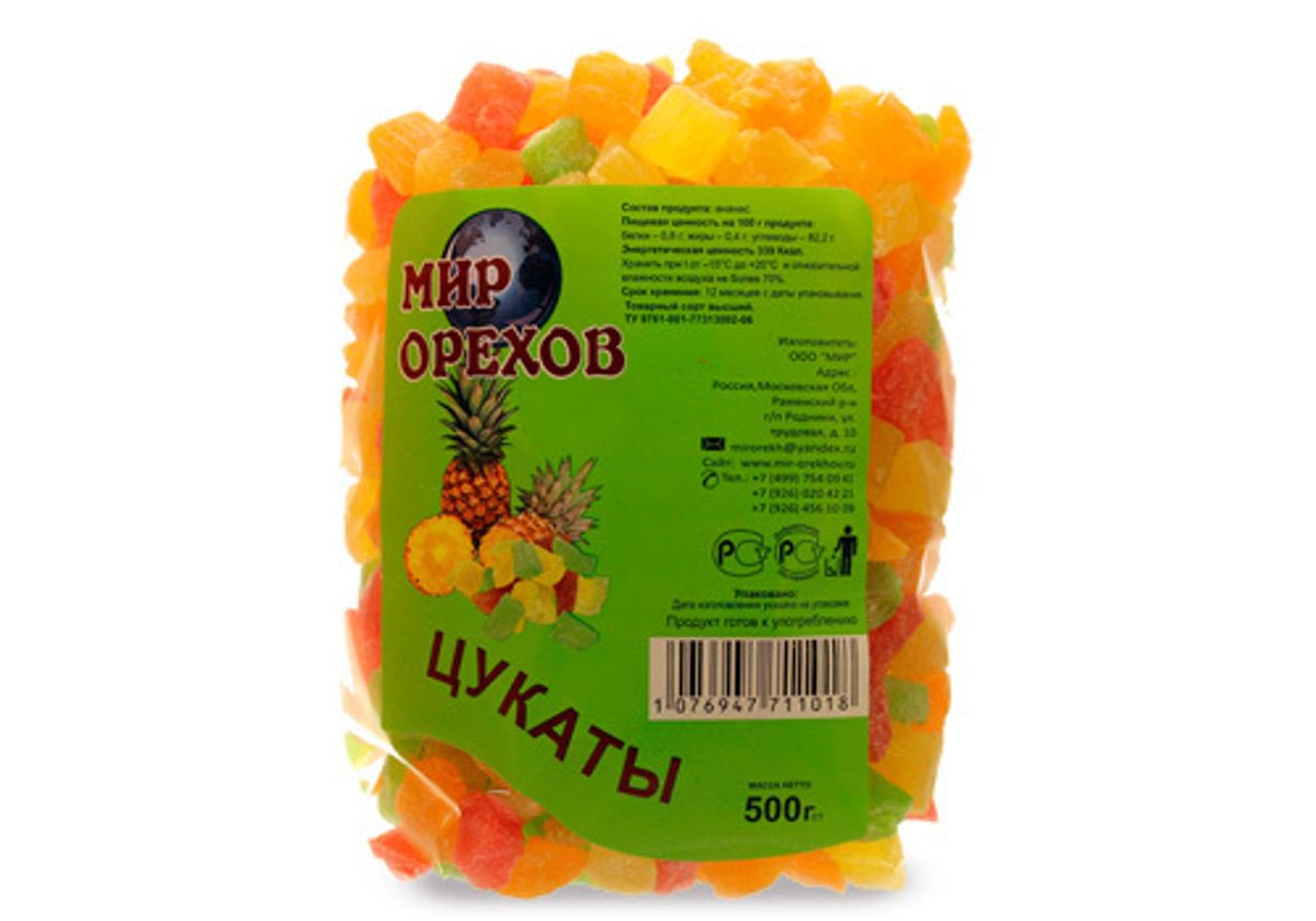 Цукаты "Мир Орехов", 500г