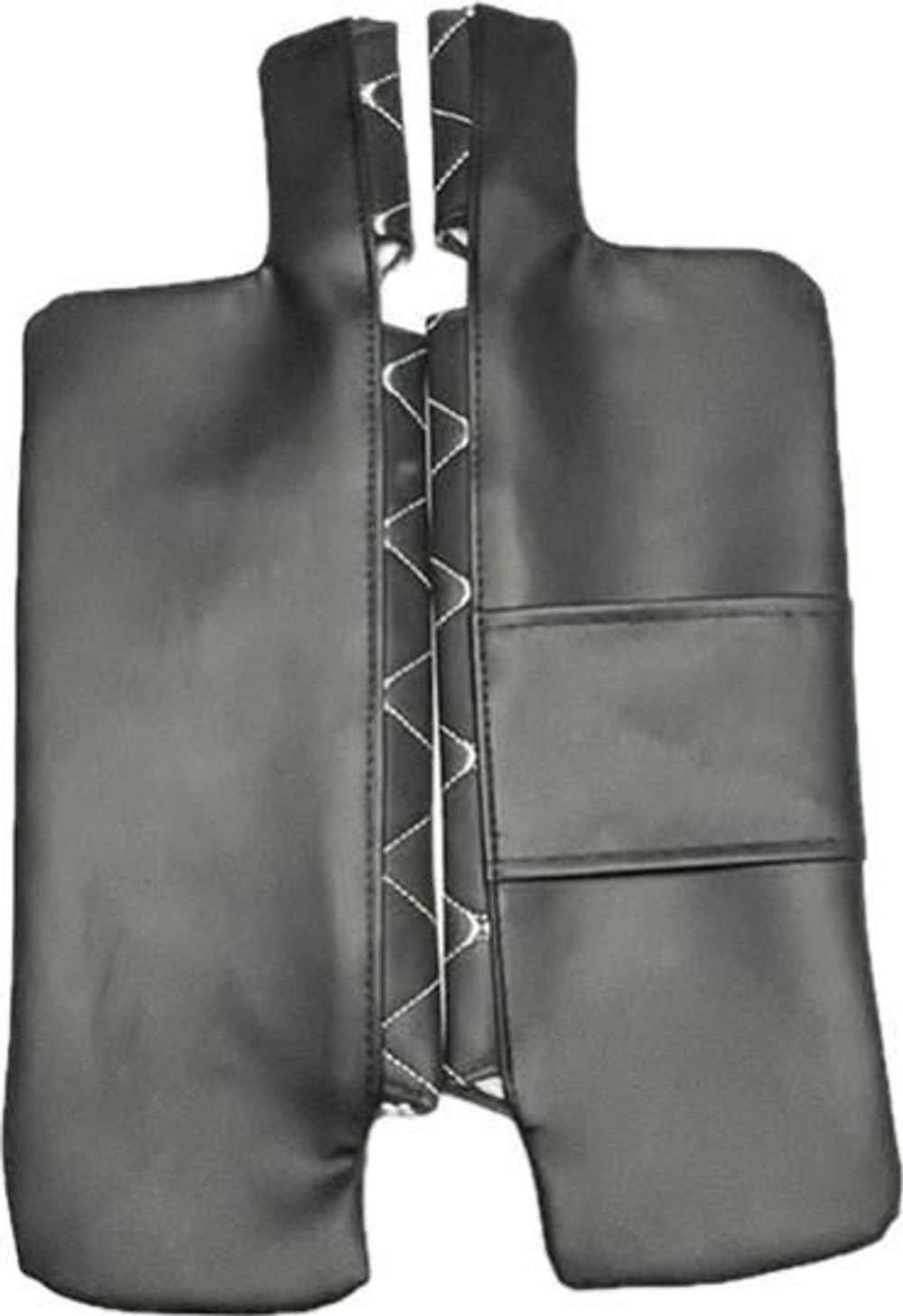 Чехлы на козырьки ВАЗ 2108, 2109, 21099, 2113, 2114, 2115 (белая нить Бабочка)