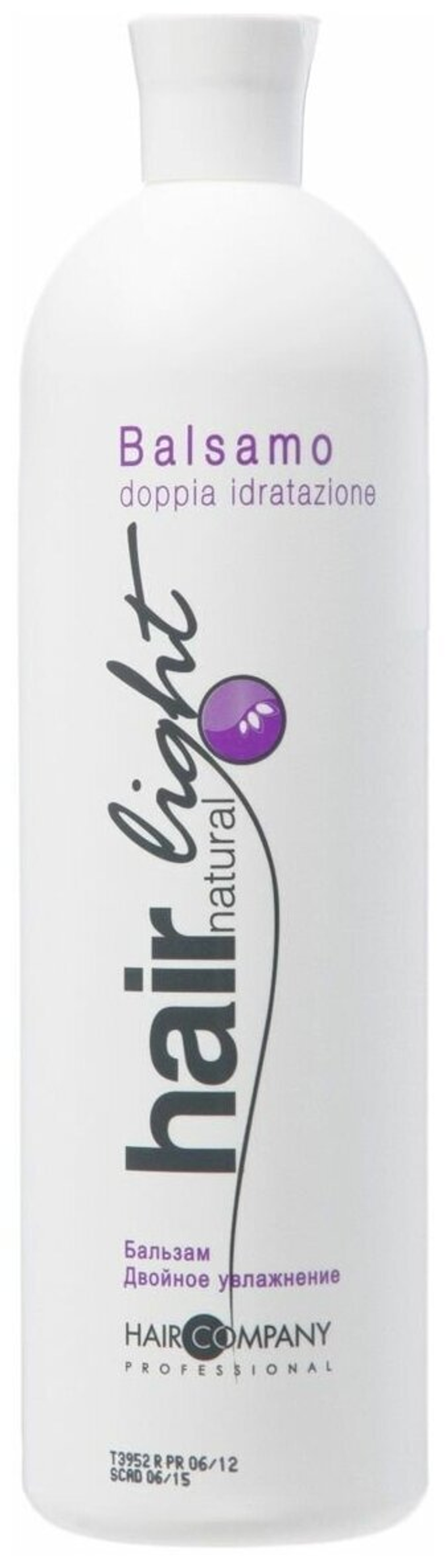 HC HAIR LIGHT Бальзам Двойное увлажнение 1000мл "Hair Natural Light Balsamo Doppia Idratazione"