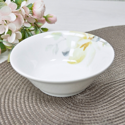 Салатник 360мл форма Идиллия Белый шиповник