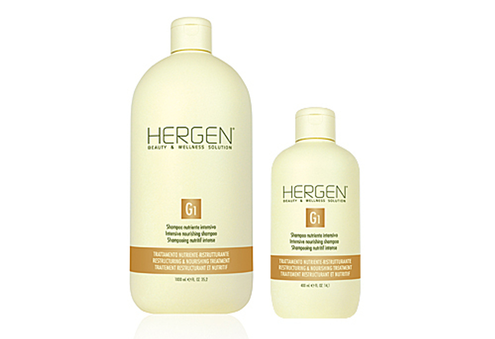 Шампунь для интенсивного питания сухих и ломких волос Hergen Gold, BES, G1