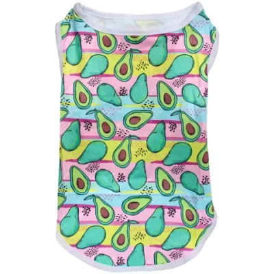 Майка для собак и кошек мелких и средних пород «БРО на стиле», авокадо, размер ХL (длина спинки 36см, объем груди 43см, от 9 до 12кг)