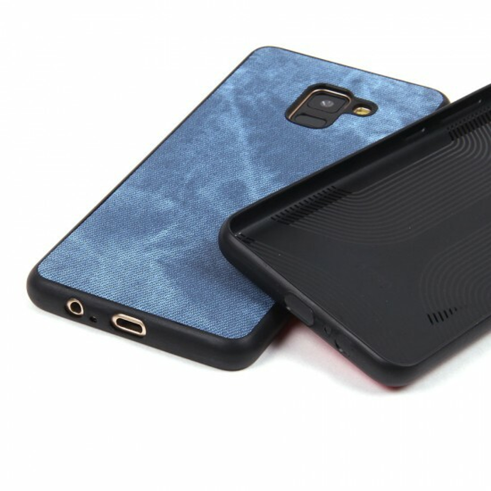 Чехол текстильный для Samsung Galaxy A8+(2018), 010817 Бежевый