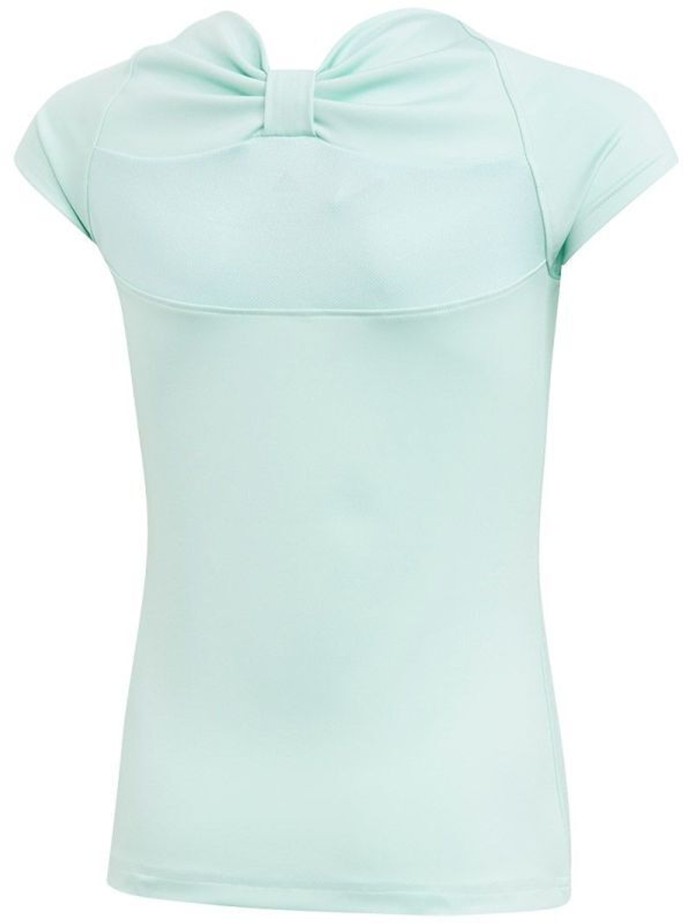 Футболка для девочки теннисная Adidas Girls Ribbon Tee - clear mint
