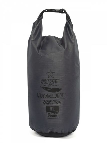 Гермо-мешок ультралегкий Sargan Легко-5 Taffeta-Ripstop 5 л серый