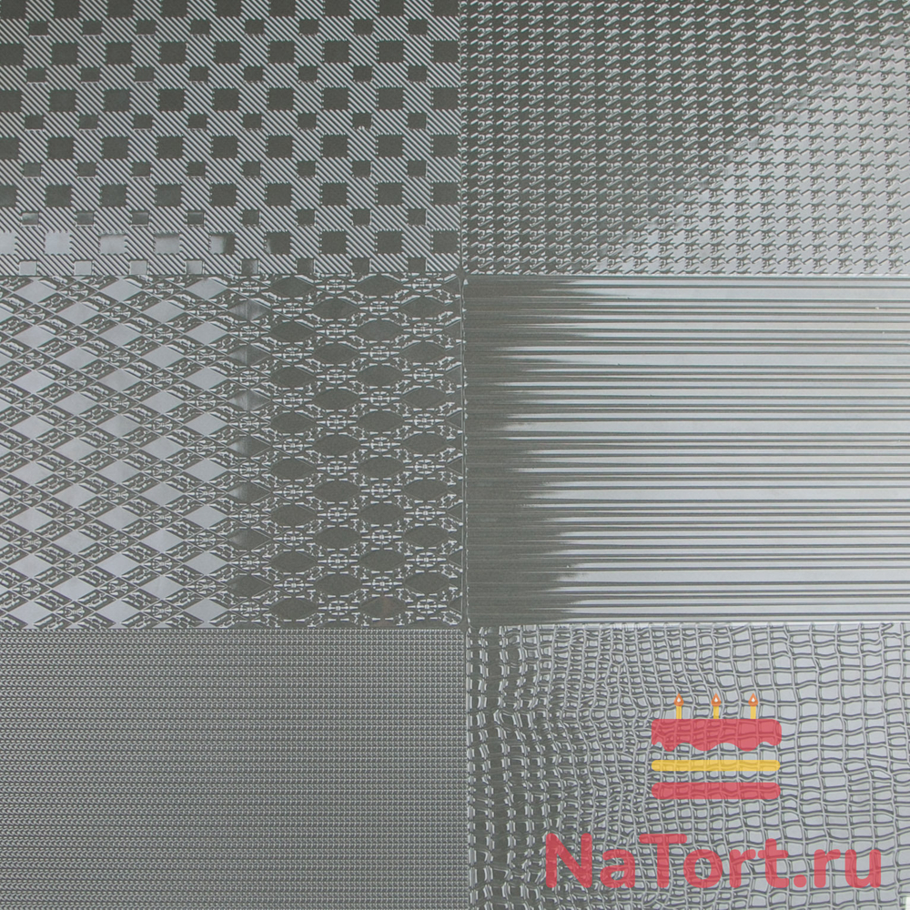 Набор текстурных матов «Ткани» 6 шт